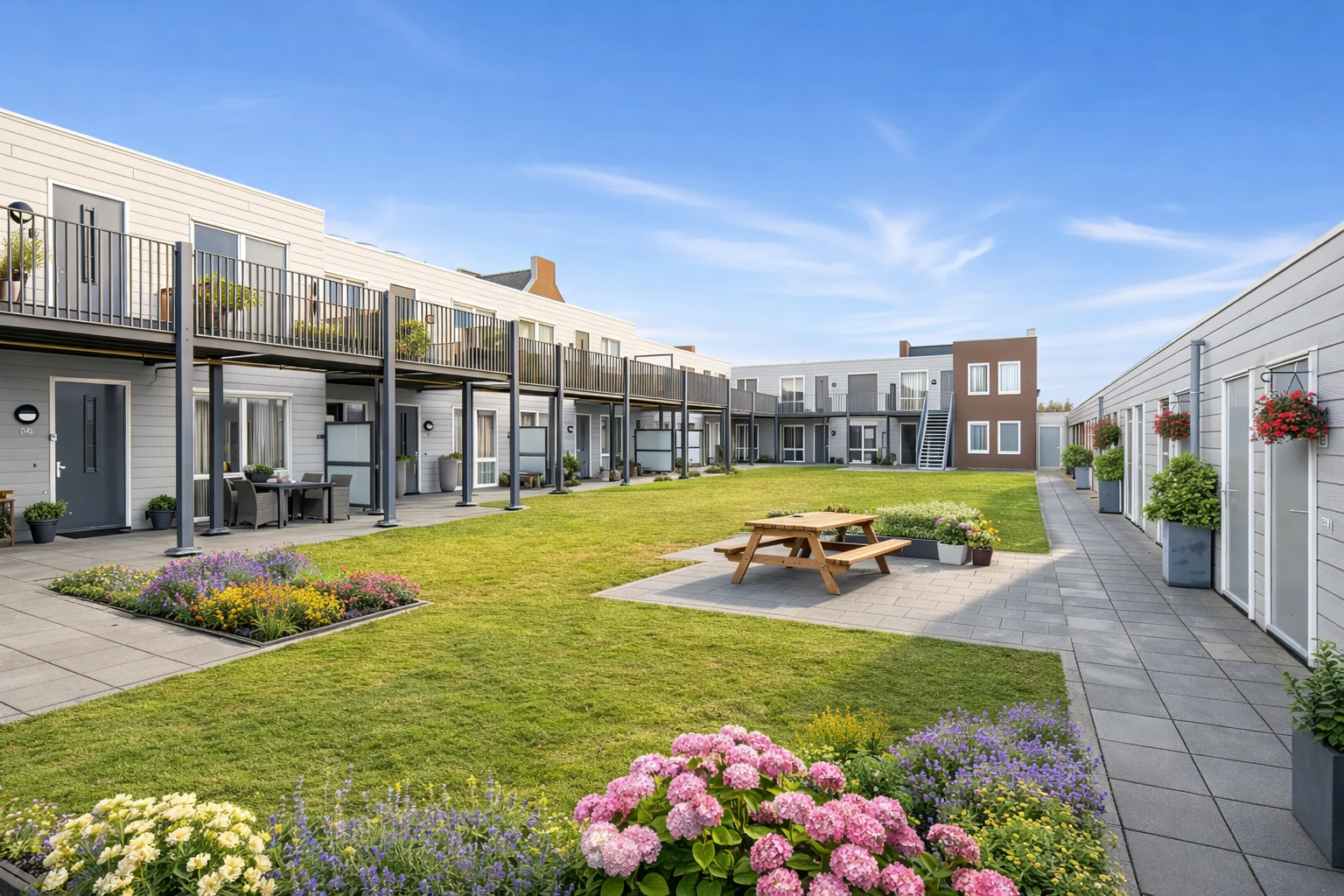 Modern appartementencomplex